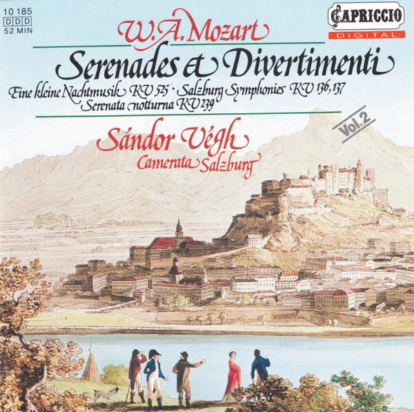 SANDOR VEGH / MOZART:SERENADES&DIVERTIMENTI VOL.2(CD)