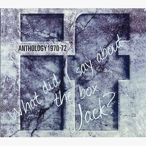 IF / イフ / ANTHOLOGY 1970-72(WHAT DID I SAY ABOUT THE