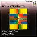 HERBERT HENCK / ヘルベルト・ヘンク / STOCKHAUSEN:KLAVIERSTUCKEI-XI