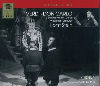 HORST STEIN / ホルスト・シュタイン / ヴェルディ:歌劇「ドン・カルロ」 / VERDI: DON CARLO