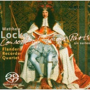 FLANDERS RECORDER QUARTET / フランダース・リコーダー四重奏団 / マシュ―・ロック:4声のためのコンソート~組曲第1-6番 / LOCKE : CONSORT OF FOWER PARTS