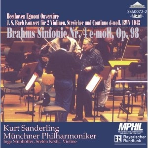 KURT SANDERLING / クルト・ザンデルリンク / BRAHMS:SYM4/BACH:CONCERTO FOR 2 VIOLINS/BEETHOVEN:EGMONT