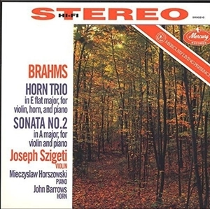 JOSEPH SZIGETI / ヨーゼフ・シゲティ / BRAHMS:VIOLIN SONATA NO.2 / HORN TIRIO (REISSUE / 180G)