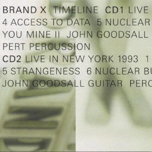 BRAND X / ブランド・エックス / タイム・ライン