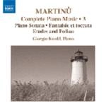 GIORGIO KOUKL / ジョルジオ・コウクル / マルティヌー:ピアノ作品全集 3 (コウクル) / MARTINU:PF SON