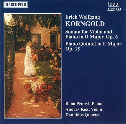 ANDRAS KISS / アンドラーシュ・キシュ / "KORNGOLD:Sonata for Violin and Piano in D Major, Op.6"