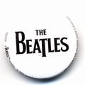 BEATLES / ビートルズ / バッジ（ブラック・ロゴ)