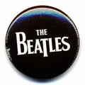 BEATLES / ビートルズ / ボタン・バッジ（ホワイト・ロゴ）