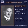 ARTUR SCHNABEL / アルトゥール・シュナーベル / ベートーヴェン:ピアノ協奏曲第5番「皇帝」/チェロ・ソナタ第2番(シュナーベル)(1932) / BEETHOVEN: Piano Concerto No. 5 / Cello Sonata No. 2 (Schnabel) (1932)