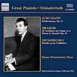 MOISEIWITSCH / シューマン:子供の情景/ムソルグスキー:組曲「展覧会の絵」(モイセイヴィッチ)(1927 - 1945) / SOLO RECORDIGN1-SCHUMANN/BRAHMS/MUSSORGSKY