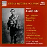 ENRICO CARUSO / エンリコ・カルーソー / エンリコ・カルーソー:全集 6 (1911 - 1912) / COMPLETE RECORDINGS6