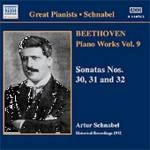 ARTUR SCHNABEL / アルトゥール・シュナーベル / "ベートーヴェン:ピアノ・ソナタ第30番, 第31番, 第32番 (シュナーベル)(1932)" / BEETHOVEN:PIANO WORKS