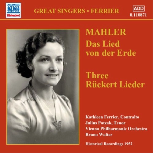 KATHLEEN FERRIER / キャスリーン・フェリアー / マーラー:大地の歌/リュッケルトの詩による五つの歌 より (1952) / MAHLER: DAS LIED VON DER ERDE
