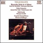EDLINGER / テレマン:ヴィオラ協奏曲/リコーダー組曲/「ターフェルムジーク」より / TELEMANN:RECORDER SUITES TAFELMUSIK
