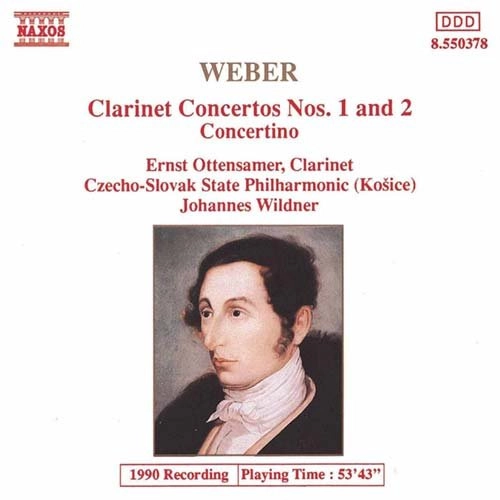 ERNST OTTENSAMER / エルンスト・オッテンザマー / WEBER:CLARINET CONCERTOS NOS.1&2