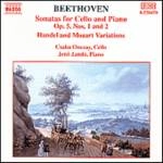 CSABA ONCZAY / チャバ・オンツァイ / "ベートーヴェン:チェロ・ソナタ第1番, 第2番/他" / BEETHOVEN: CELLO SONATAS NOS.1&2