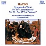 NICHOLAS WARD / ニコラス・ワード / "ハイドン:交響曲第26, 35, 49番" / HAYDN: SYMPHONIES NOS.26/35/49