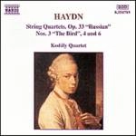 KODALY QUARTET / コダーイ四重奏団 / HAYDN:STRING QUARTET OP.33 NOS.3/4/6 / "ハイドン:弦楽四重奏曲 Op. 33, Nos. 3, 4 and 6"