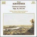 KALMAN BERKES / カールマン・ベルケシュ / "クロンマー:クラリネット協奏曲集 Op. 35,  Op. 36,  Op. 91" / KROMMER:CLARINET CONCERTOS OP.35/36/91