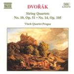 VLACH QUARTET PRAGUE / プラハ・ヴラフ四重奏団 (新ヴラフ四重奏団) / "ドヴォルザーク:弦楽四重奏曲第10番 Op. 51, 第14番 Op. 105 " / DVORAK:STRING QUARTETS VOL.4 NOS.10&14