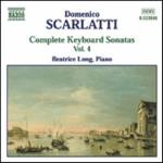 BEATRICE LONG / ベアトリス・ロン / D. スカルラッティ:鍵盤のためのソナタ全集 4(ビアトリス・ロン) / SCARLATTI:KEYBOARD SONATA VOL4