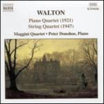 MAGGINI QUARTET / マッジーニ四重奏団 / ウォルトン:弦楽四重奏曲/ピアノ四重奏曲 / WALTON:PFQ/SQ