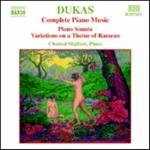 CHANTAL STIGLIANI / シャンタル・スティリアニ / デュカス:ピアノ・ソナタ/ラモーの主題による変奏曲 / DUKAS: COMPLETE PIANO MUSIC