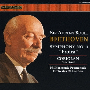 ADRIAN BOULT / エイドリアン・ボールト / ベートーヴェン:交響曲第3番「英雄」|序曲「コリオラン」 / "BEETHOVEN:SYMPHONY NO.3 ""EROICA""|CORIOLAN OVERTURE"