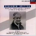 BENJAMIN BRITTEN / ベンジャミン・ブリテン / ブリテン：シンフォニア・ダ・レ