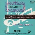 VEGH QUARTET / ヴェーグ四重奏団 / ブラームス：弦楽四重奏曲2（紙