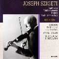 JOSEPH SZIGETI / ヨーゼフ・シゲティ / ベートーヴェン：ヴァイオリン協奏曲 / BEETHOVEN: VIOLIN CONCERTO / BRAHMS: VIOLIN SONATA NO.2