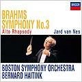 BERNARD HAITINK / ベルナルト・ハイティンク / ブラームス：交響曲第３番