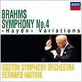 BERNARD HAITINK / ベルナルト・ハイティンク / ブラームス：交響曲第４番