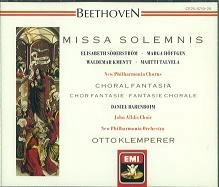 OTTO KLEMPERER / オットー・クレンペラー / ベ－ト－ヴェン：荘厳ミサ曲