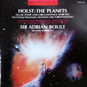 ADRIAN BOULT / エイドリアン・ボールト / ホルスト:組曲「惑星」/エルガー:行進曲「威風堂々」/ヴォーン・ウィリアムス:グリーンスリーヴズによる幻想曲@ボールト/LPO□他