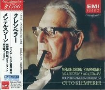 OTTO KLEMPERER / オットー・クレンペラー / メンデルスゾーン:スコットランド*交響曲第3番イ短調