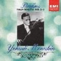 YEHUDI MENUHIN / ユーディ・メニューイン / ブラ－ムス：ヴァイオリン・ソナタ集