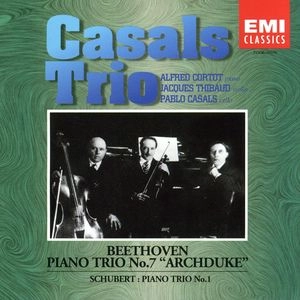 CASALS TRIO / カザルス・トリオ  / ベートーヴェン:大公トリオ、シューベルト:ピアノ三重奏曲第1番
