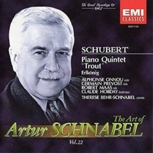 ARTUR SCHNABEL / アルトゥール・シュナーベル / シューベルト：ピアノ五重奏曲「ます」