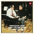 DIETRICH FISCHER-DIESKAU / ディートリヒ・フィッシャー=ディースカウ / メンデルスゾーン：歌曲集（１）