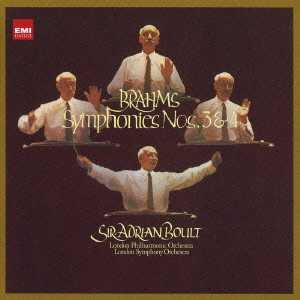 ADRIAN BOULT / エイドリアン・ボールト / ブラームス:交響曲第3番・第4番 / BRAHMS:SYMPHONIES NO.3 & NO.4