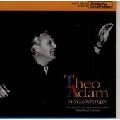 THEO ADAM  / テオ・アダム / バロック・オペラ・アリア集@〔テレマン;「新しい恋人ダモン」~私は憧れに燃えたつ 他〕アダム(Br)レーグナー/ベルリンco. 他
