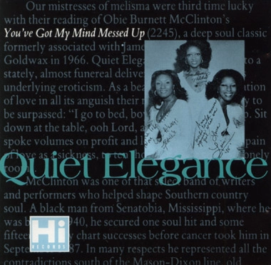 QUIET ELEGANCE / クワイエット・エレガンス / アフター・ユー
