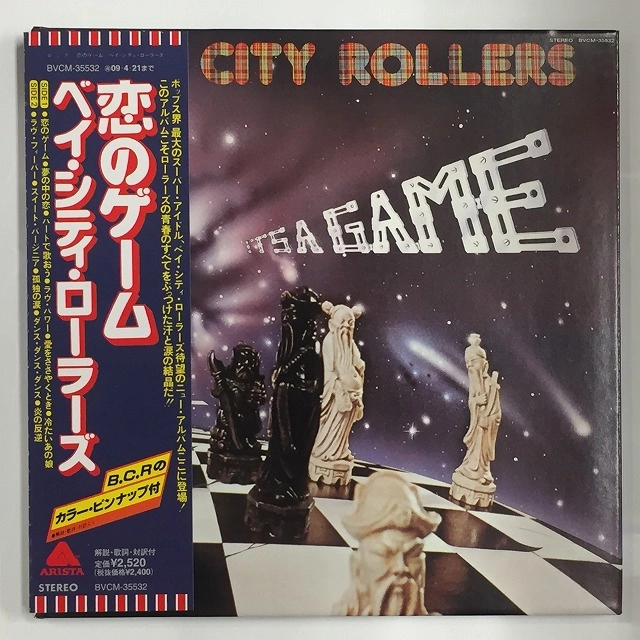 BAY CITY ROLLERS / ベイ・シティ・ローラーズ / 恋のゲーム（紙）