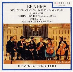 VIENNA STRING SEXTET (WIENER STREICHSEXTETT) / ウィーン弦楽六重奏団 / ブラームス: 弦楽六重奏曲第1番、他