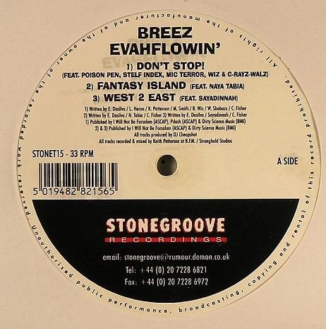 BREEZ EVAHFLOWIN' / DON'T STOP (FT STRONGHOLD)
