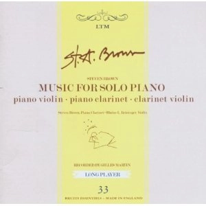 STEVEN BROWN / スティーヴン・ブラウン / MUSIC FOR SOLO PIANO