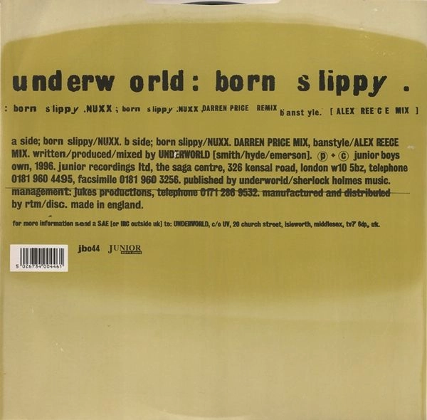 UNDERWORLD / アンダーワールド / BORN SLIPPY