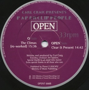 PAPERCLIP PEOPLE / ペーパークリップ・ピープル / CLIMAX / CLEAR & PRESENT