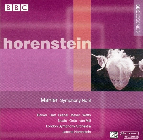 JASCHA HORENSTEIN / ヤッシャ・ホーレンシュタイン / MAHLER: SYMPHONY NO.8